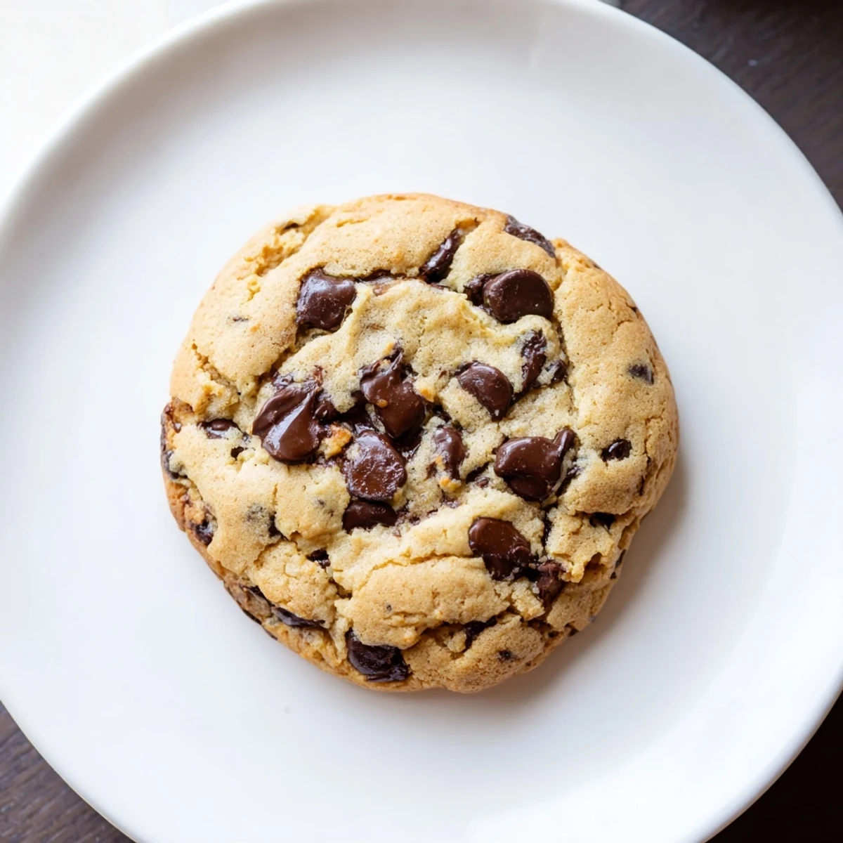 Warm, golden chocolate chip cookies, fresh from the oven, ready to share with family and friends.