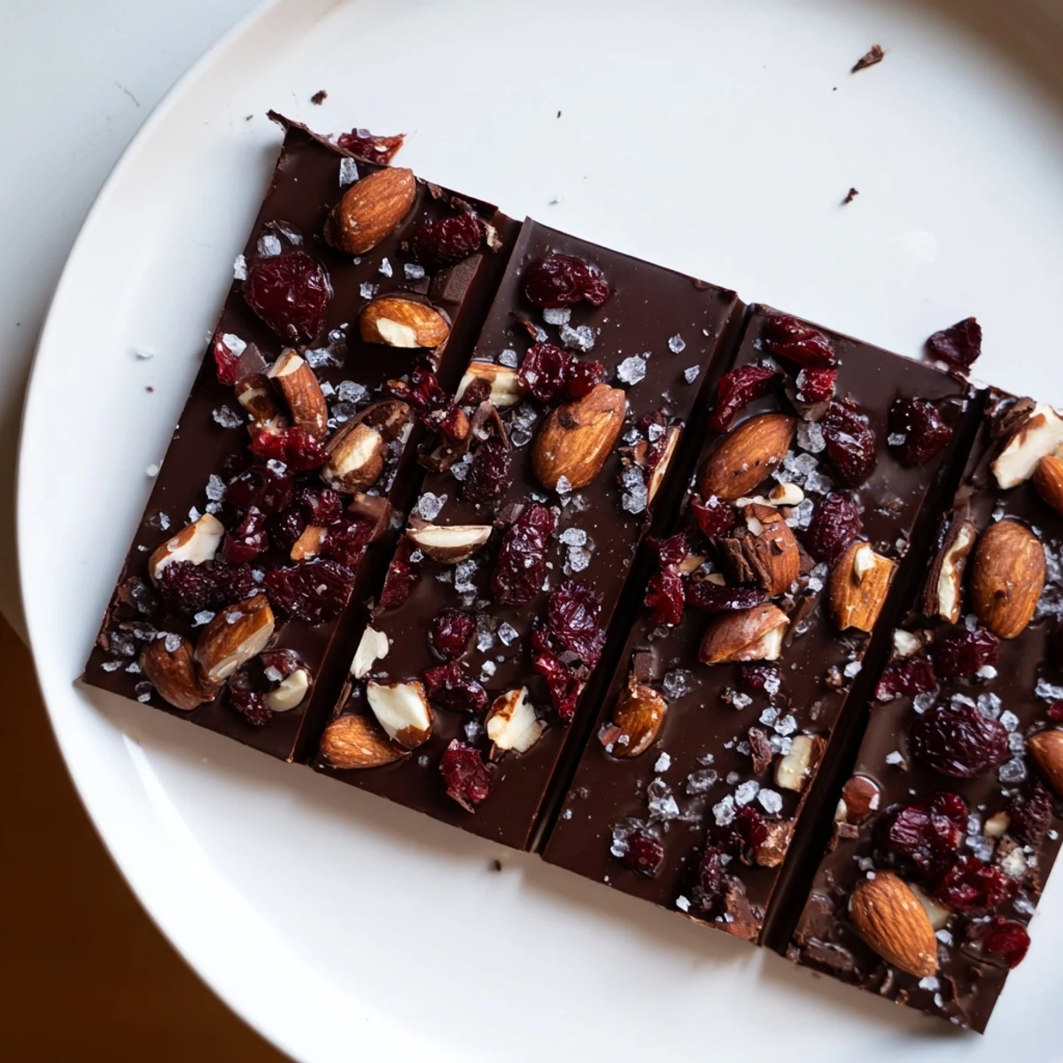 Dark, decadent chocolate bar picture, showing a sweet treat perfect for gifting or sharing.