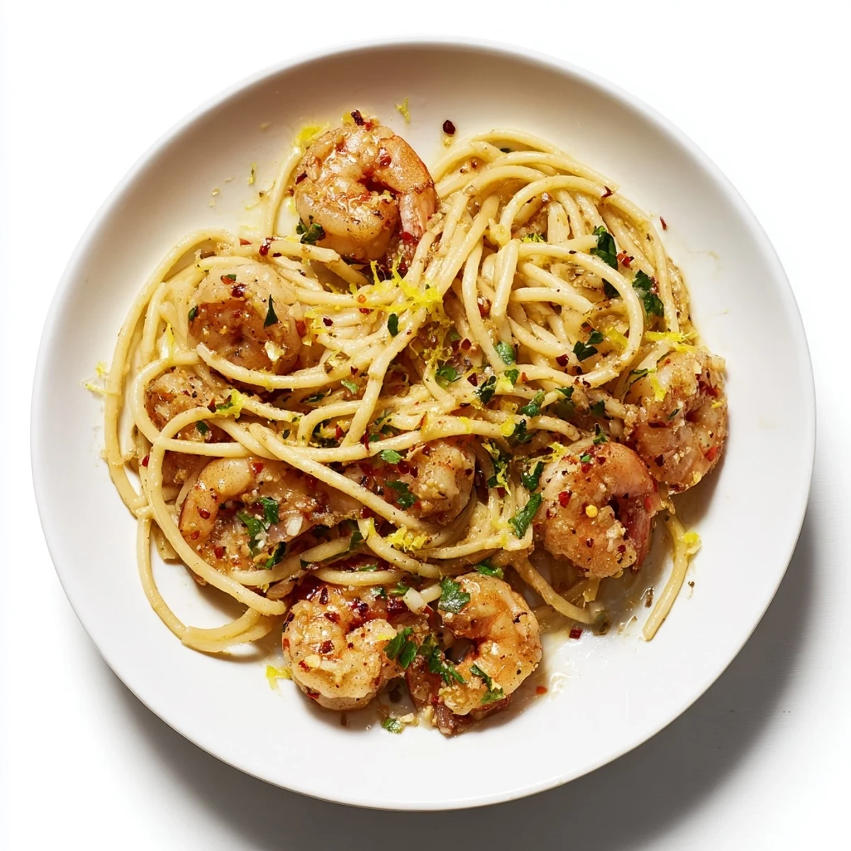 Garlic Butter Shrimp Pasta