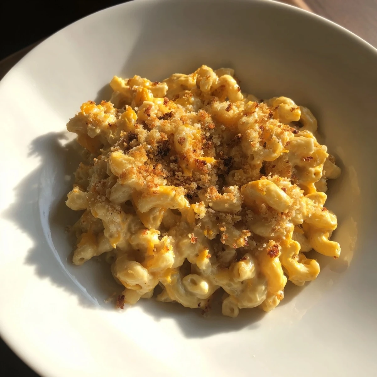 Steaming bowl of delicious butternut squash mac and cheese, showcasing the vibrant squash and pasta.