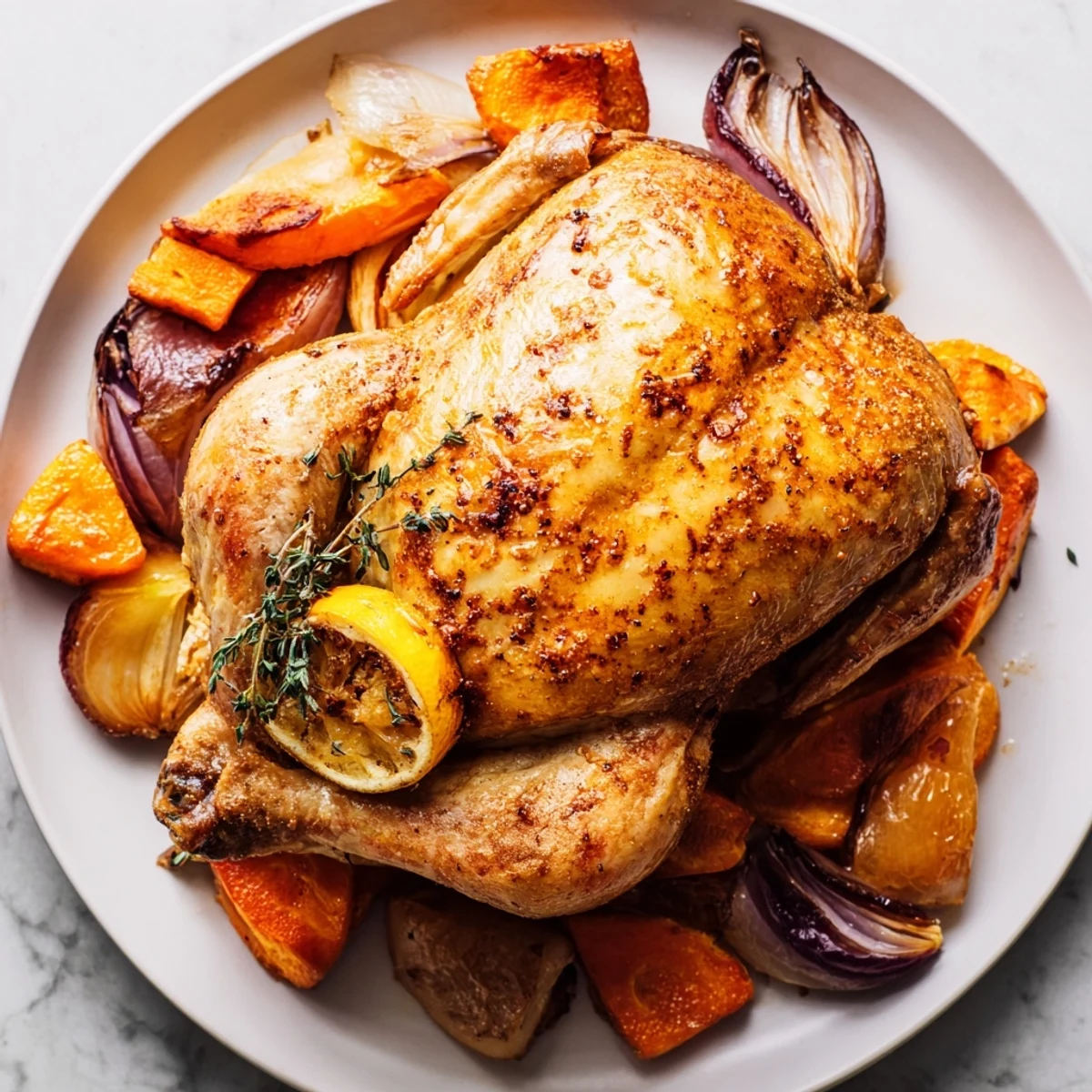 Roasted Chicken with Thyme