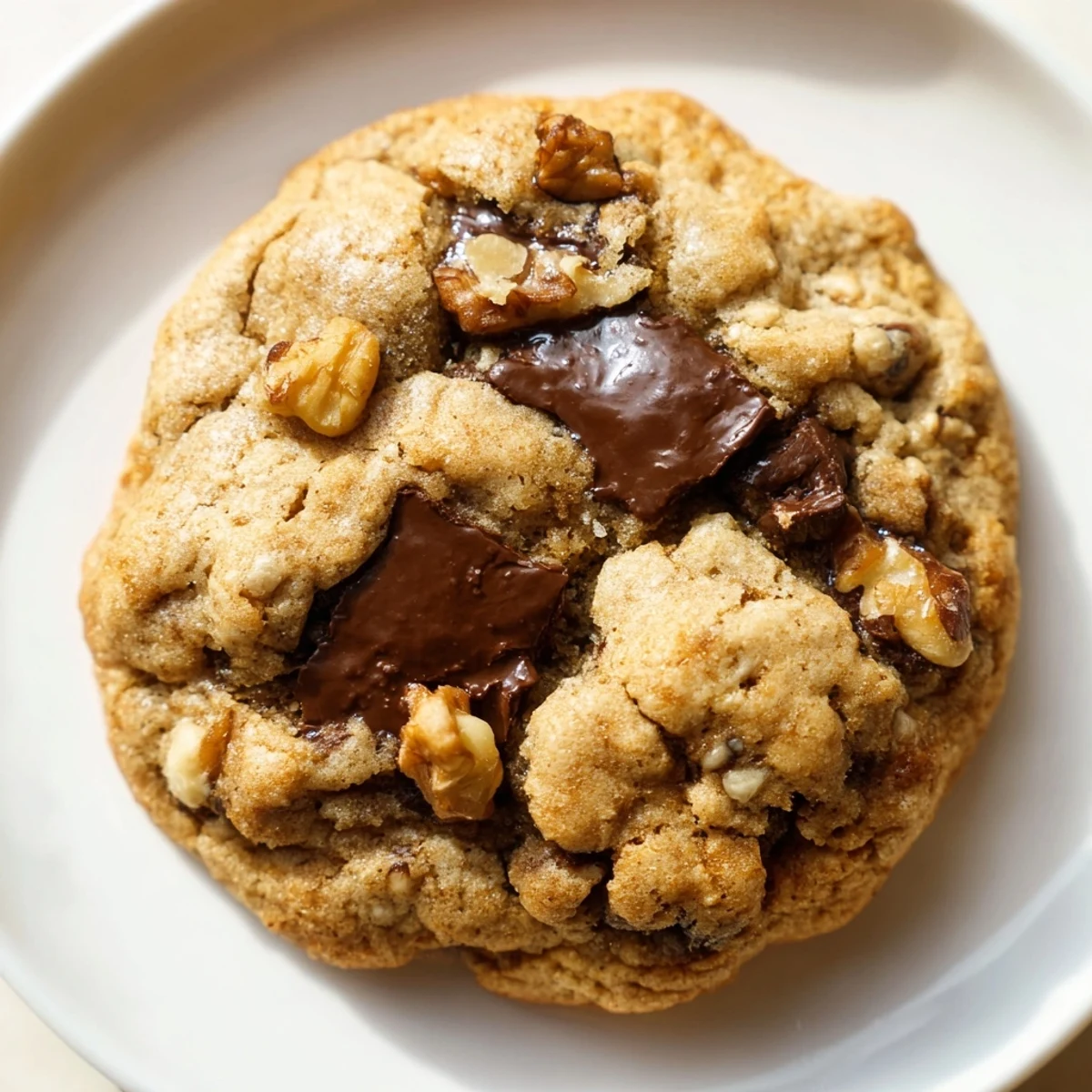 Close-up of freshly cooled chocolate chip cookies showcasing gooey chocolate chips and textures.