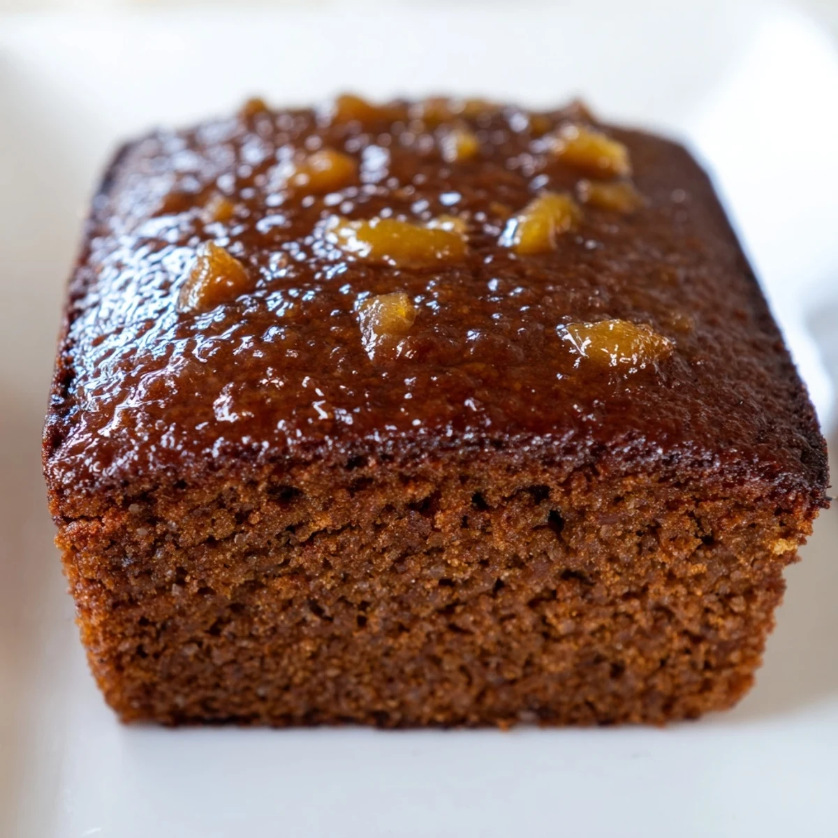 Moist and flavorful Sticky Ginger Cake, made with warming spices and syrup, perfect for a cozy afternoon treat.
