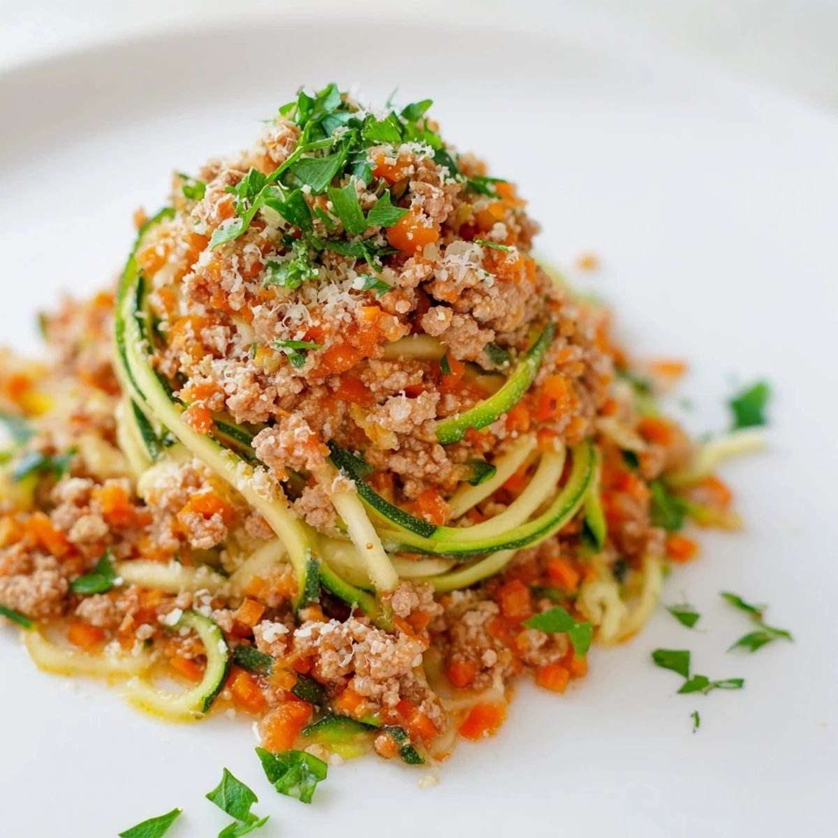 Turkey Bolognese with Zucchini