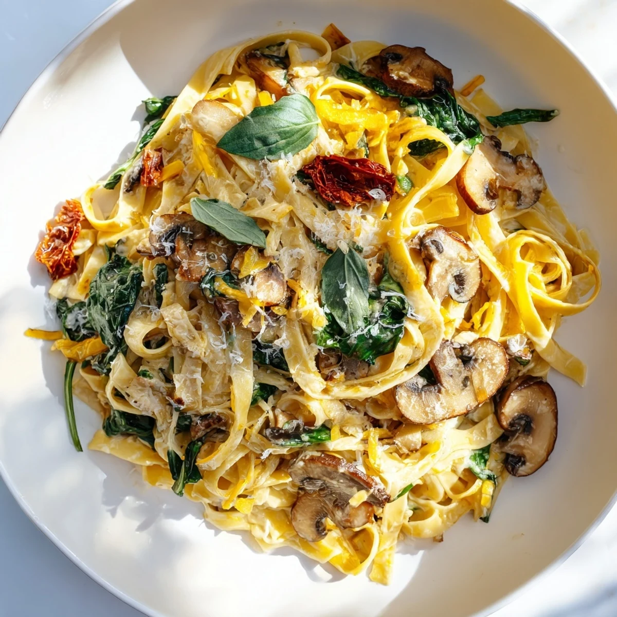 Serve this vegetarian Italian pasta hot with crusty bread and fresh basil for an easy weeknight dinner.