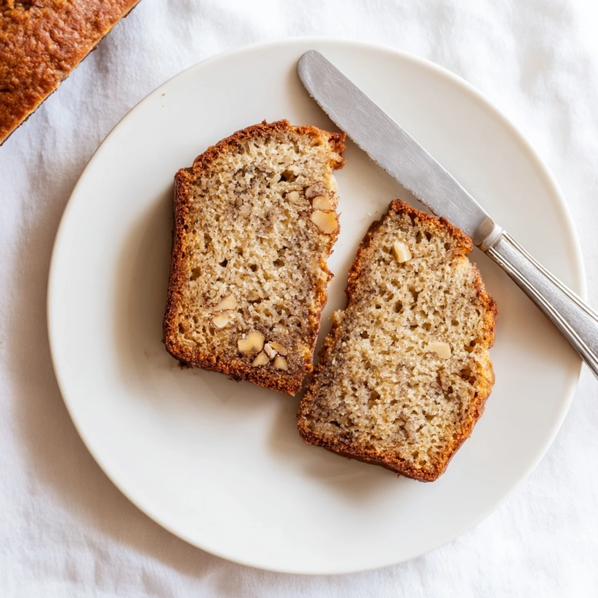 Freshly baked super moist banana bread cooling on wire rack, perfect for breakfast with coffee