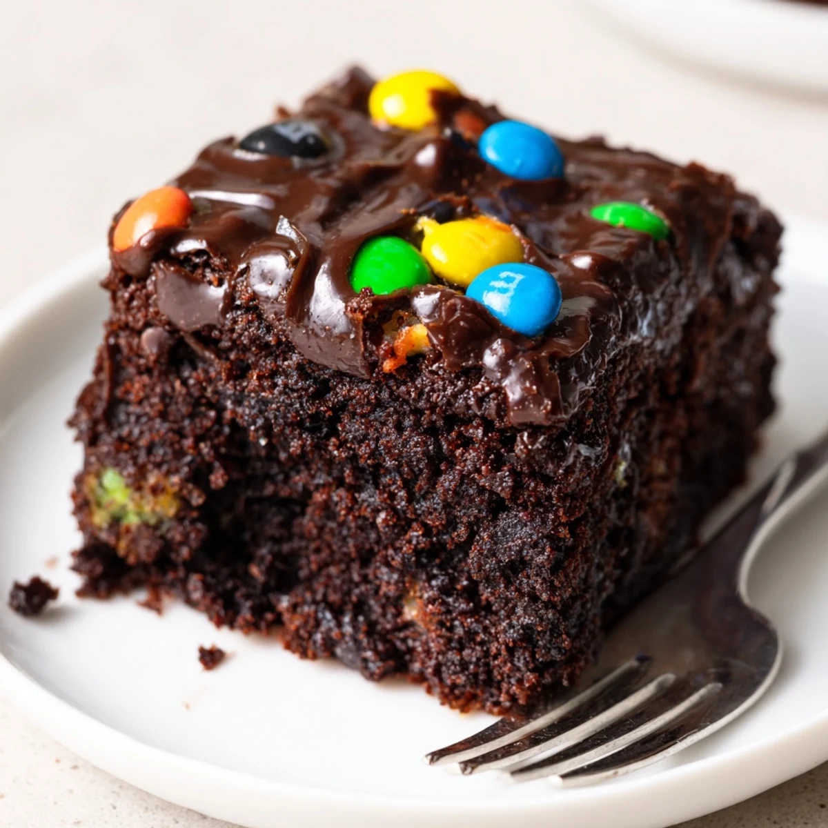 Sliced Gourmet Cosmic Brownies Bars showing dense fudgy center and crackled top