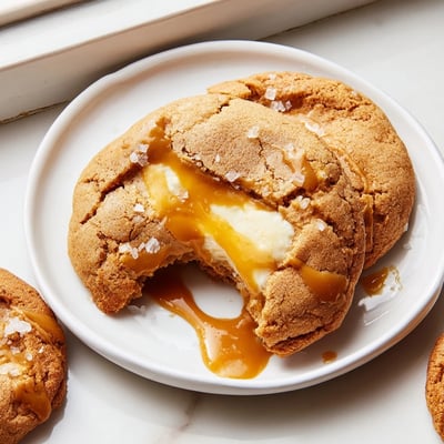 Caramel Cheesecake Cookies