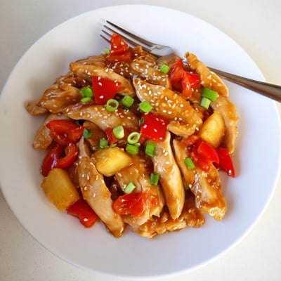 Hawaiian Chicken Pineapple Glaze